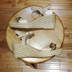 Mariella Italian Leather Wedge Sandals